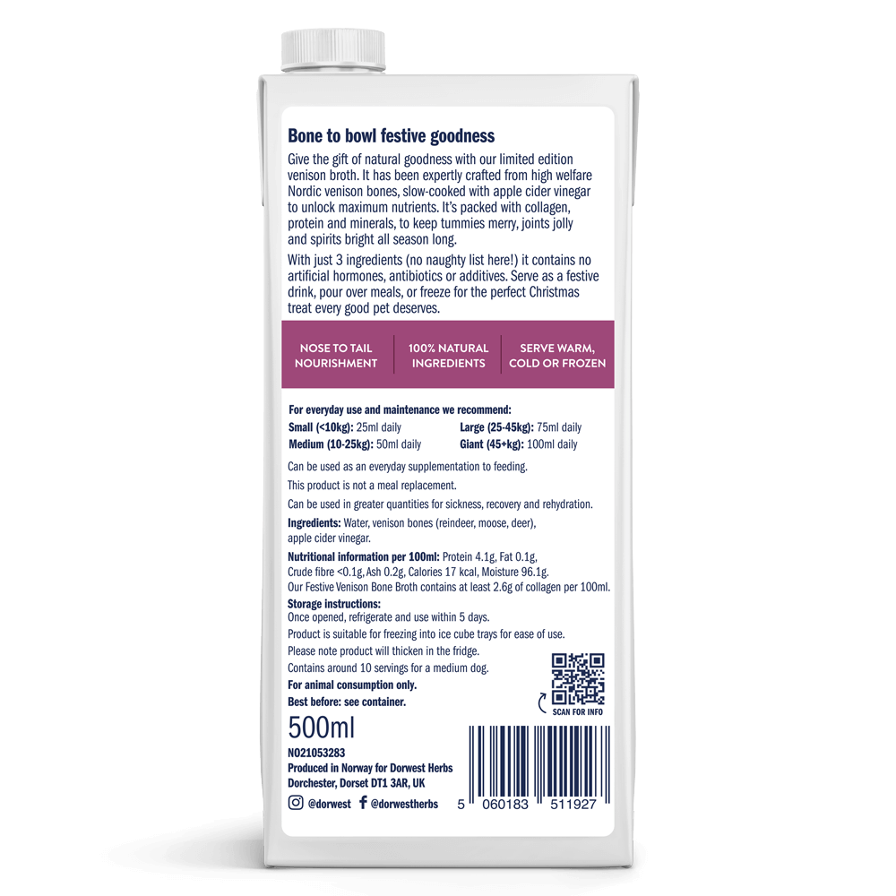 Bone Broth - Festive Venison