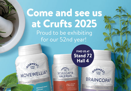 Proud to be back at Crufts 2025 for our 52nd year