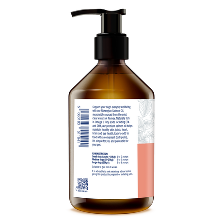 Norwegian Salmon Oil for Dogs & Cats