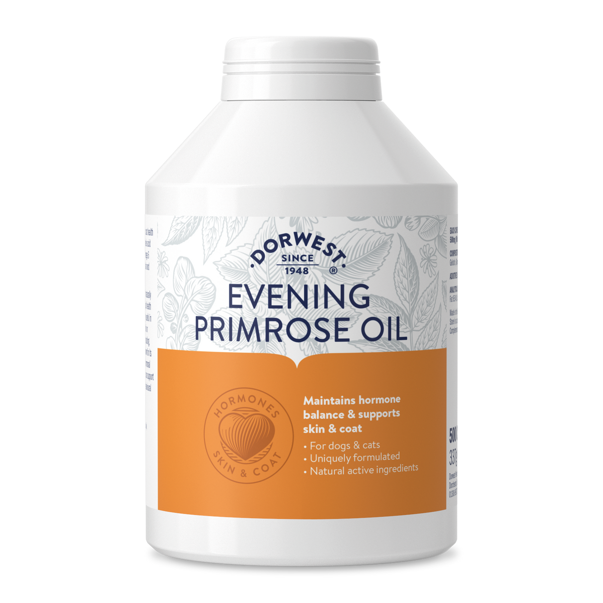 Evening Primrose Oil Capsules For Dogs And Cats