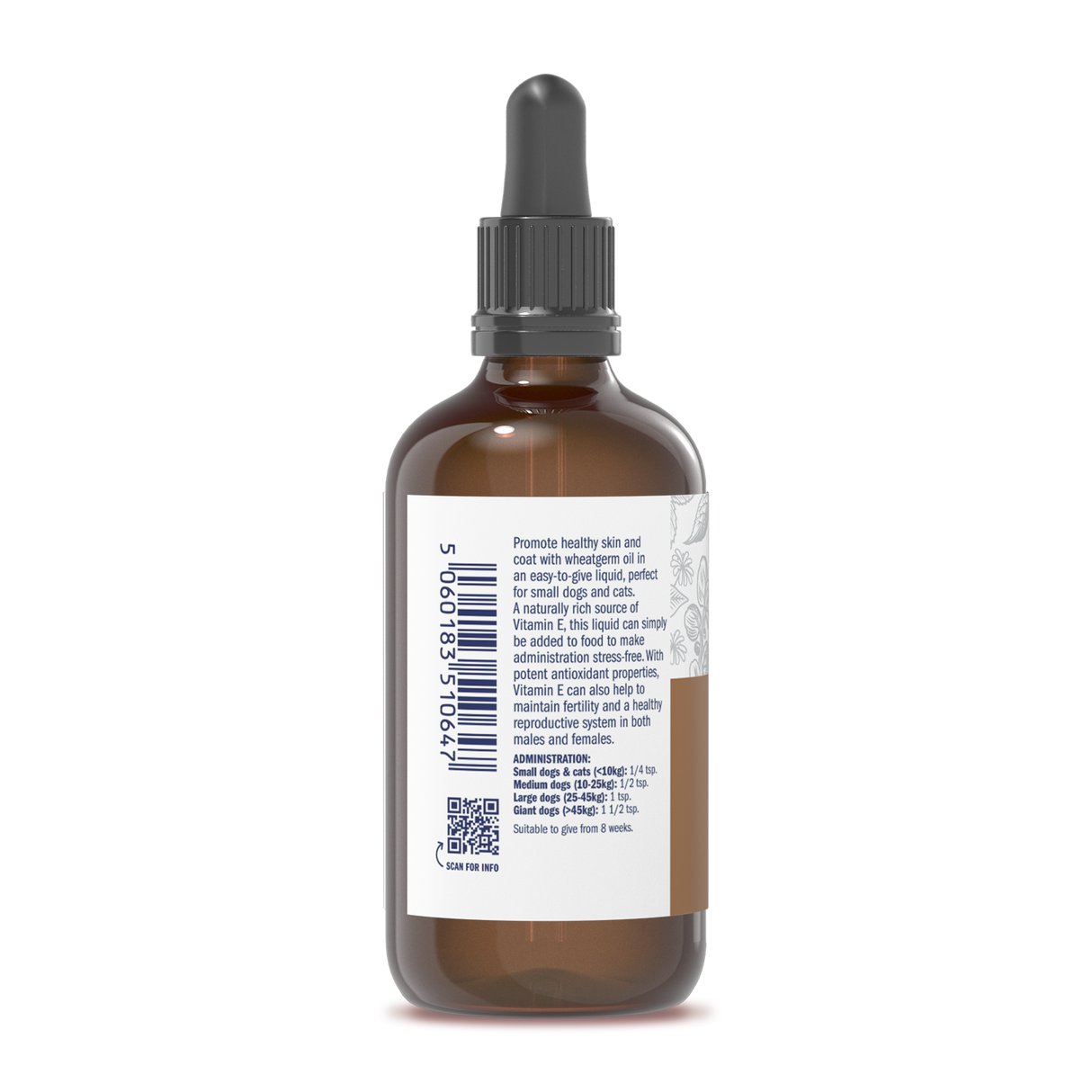 Wheatgerm Oil Liquid For Dogs And Cats