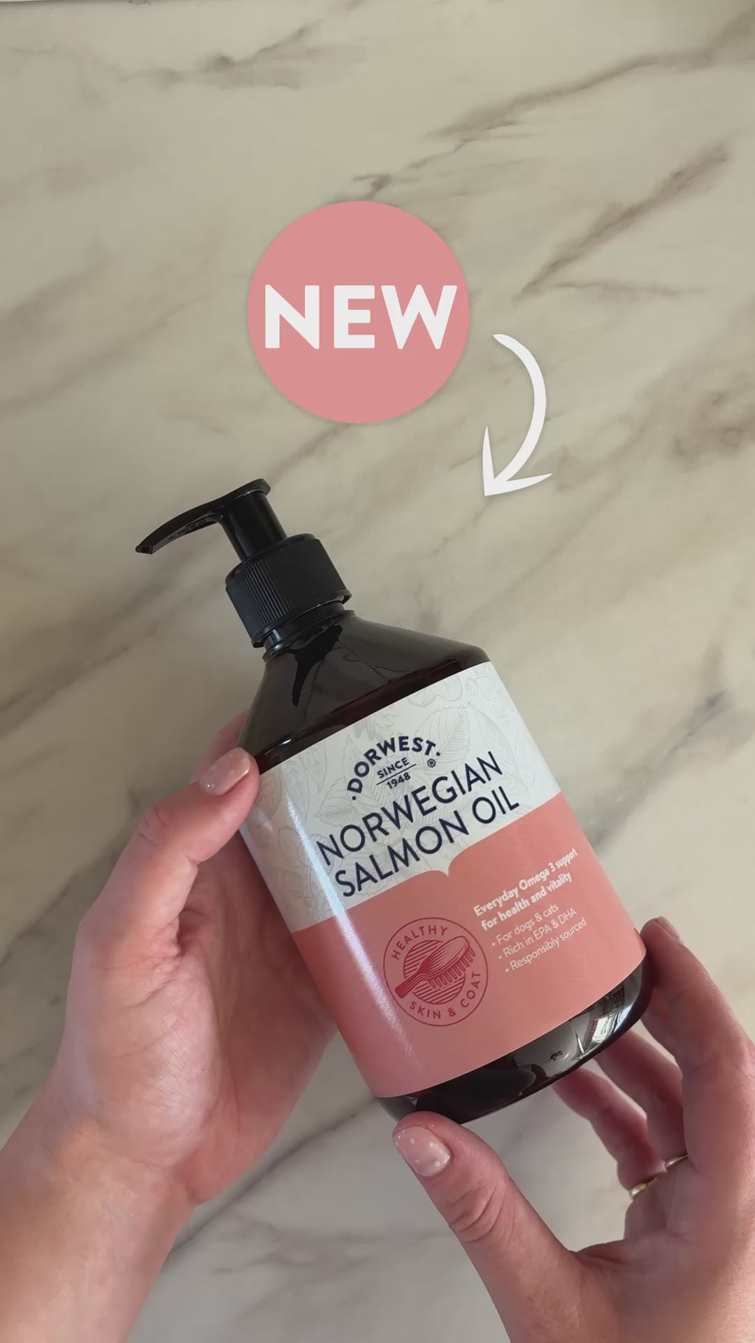 Norwegian Salmon Oil for Dogs & Cats